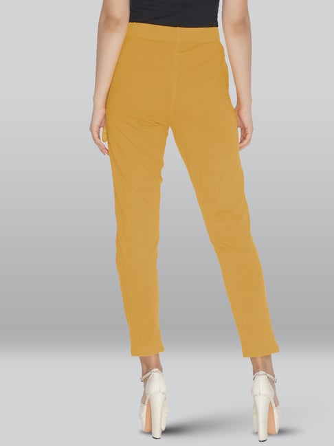 Phutro Leaf Block Print Cotton Pants – Ankle Length Pant – Phutro Fashion