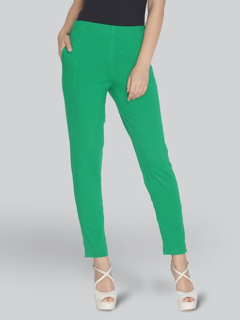Buy Off White Ankle-Length Pants Online - RK India Store View