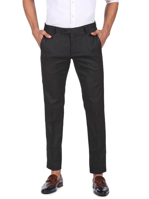 Buy Arrow Dark Grey Formal Trouser ARADOTR310430 at Amazonin