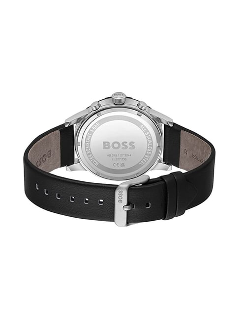 Montre hugo boss stainless best sale steel back