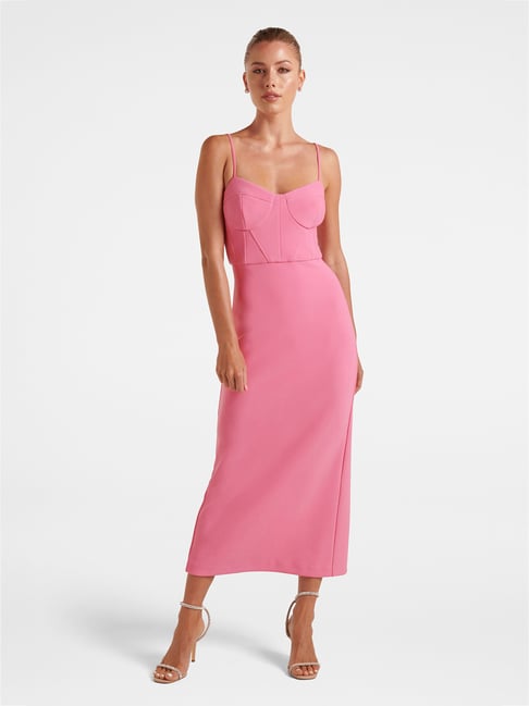 Forever New Elsa Corset Bodycon Midi Dress