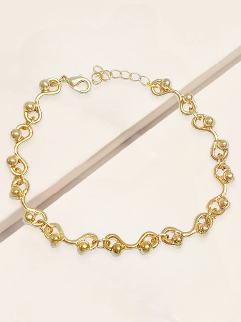 18K Yellow Gold Filled Romantic Heart Gold Chino Link Chain Bracelet Simple  Style Fashion Jewelry For Women And Girls Perfect Gift From Blingfashion,  $12.19 | DHgate.Com