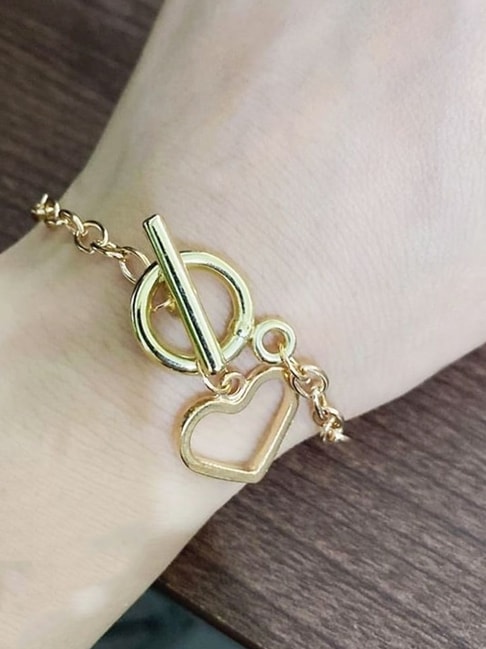 heart charm bracelet