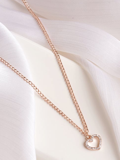 Buy Joker and Witch The Party Edit Bits Of Love Rose Gold Necklace