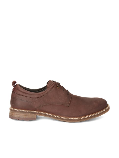 Hush Puppies by Bata Men's Brown Derby Shoes