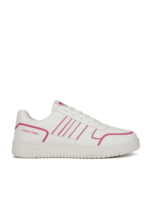 North Star by Bata Women's White Sneakers-picture-10