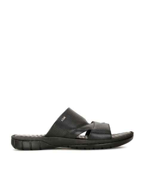 Scholl by Bata Men's Black Toe Ring Sandals-picture-10