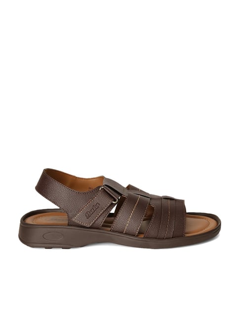 Buy Bata Men's Brown Back Strap Sandals for Men at Best Price
