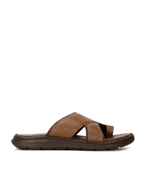 Scholl by Bata Men's Tan Toe Ring Sandals-picture-18