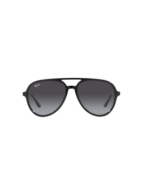 RAY-BAN Unisex Gradient Grey Lens Pilot Sunglasses - 0RB4376601/8G57-picture-26