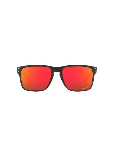 Round Sunglasses - Black Frame / Red Lens