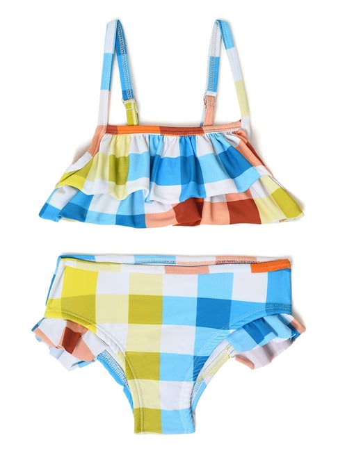 MiArcus Kids Multicolor Checks Swimsuit-picture-27