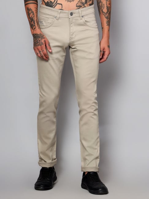 CANTABIL Regular Fit Men Cream Trousers  Buy CANTABIL Regular Fit Men  Cream Trousers Online at Best Prices in India  Flipkartcom