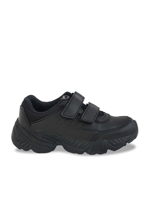 Kids black clearance velcro shoes