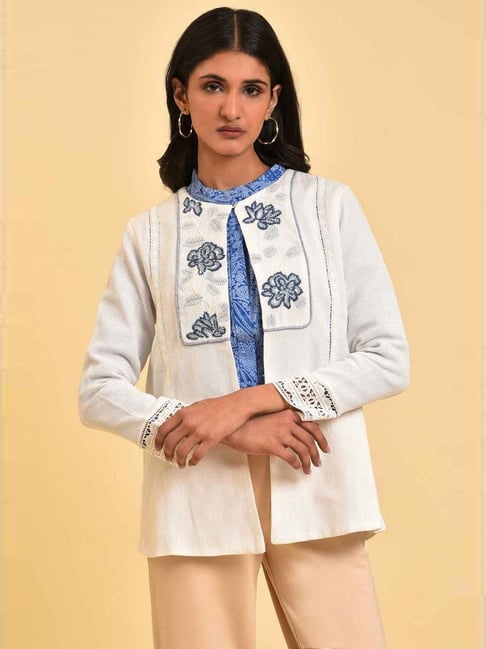 Embroidered sales statement jacket