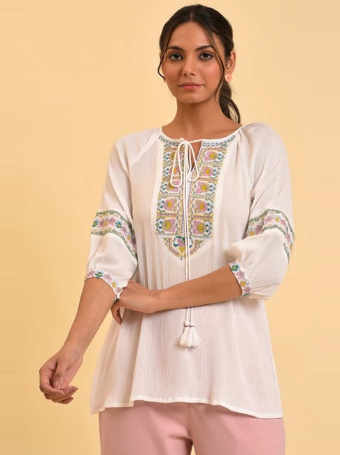 Buy embroidered outlet tops