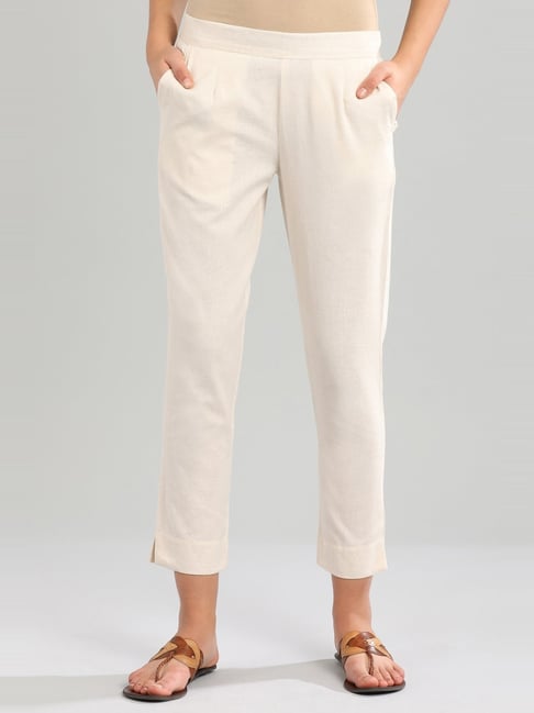 Buy Aurelia Baby Pink Regular Fit Pants for Women Online  Tata CLiQ