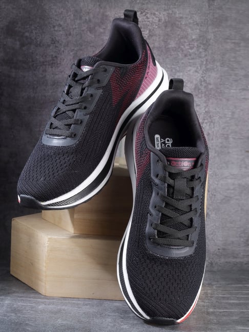 Action Men's Black Running Shoes-picture-35