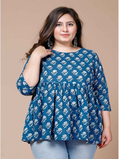 Cotton V Neck Ladies Full Sleeve Short Kurta, Wash Care: Machine wash at Rs  700 in Ludhiana