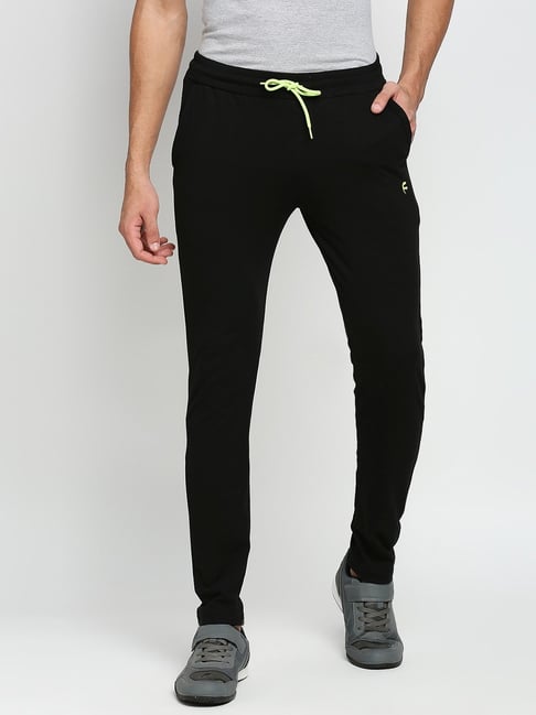 Fitz Black Slim Fit Trackpants