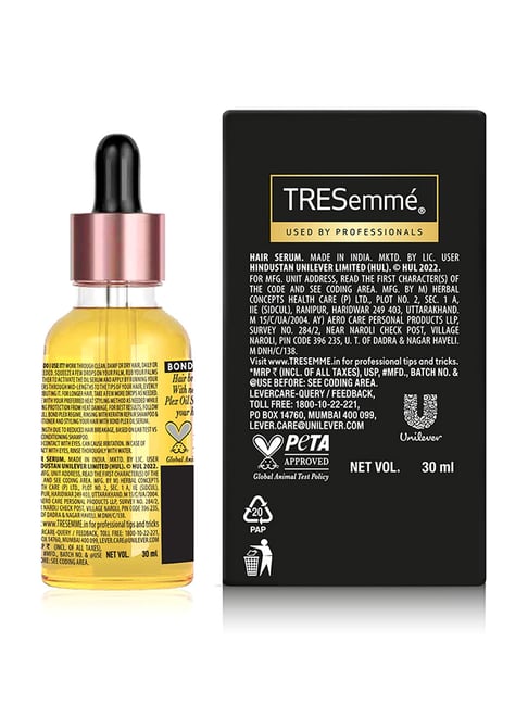 Buy Tresemme Keratin Repair Bond Plex Oil Hair Serum - 30 ml at
