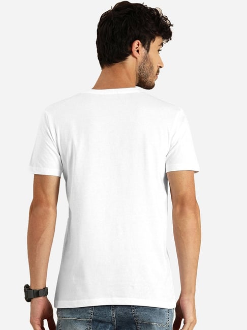 Bewakoof white 2025 t shirt