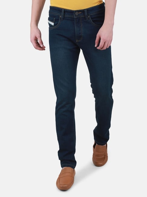 Duke Dark Blue Slim Fit Stretchable Jeans-picture-28