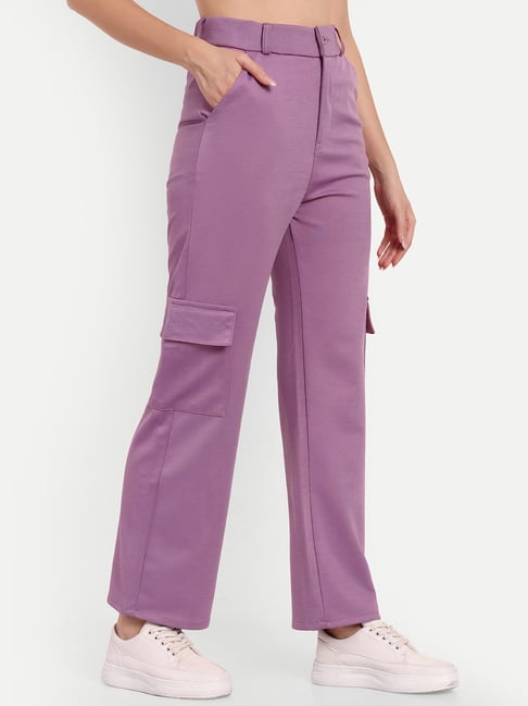 Offbeat Low Waist Multiple Pocket Wide Leg Polished Velvet Cargo Pants –  Luxedress