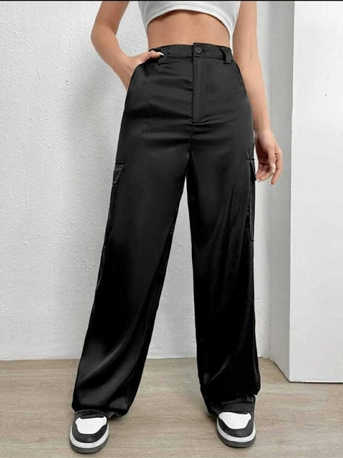 Asphalt Relaxed Pants in Washed Cotton Silk | LEMAIRE