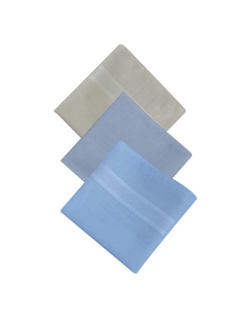 Dollar Multicolor Solid Handkerchiefs for Men - Pack of 5-picture-10