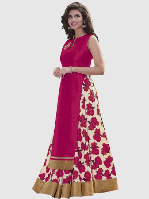 Buy online Printed Semi-stitched Suit from Suits & Dress material for Women  by Mf Next for ₹879 at 71% off | 2024 Limeroad.com