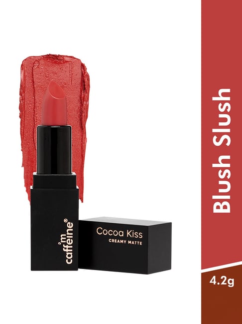 mCaffeine Cocoa Kiss Creamy Matte Lipstick Blush Slush - 4.2 gm-picture-11