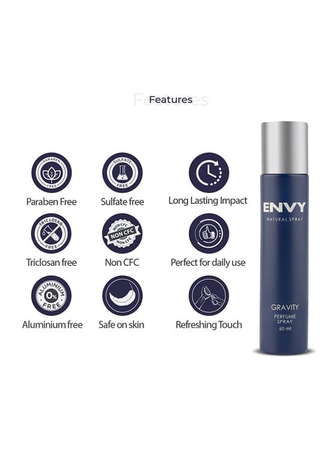 Buy ENVY Gravity Eau de Parfum Natural Spray for Men 60 ml at