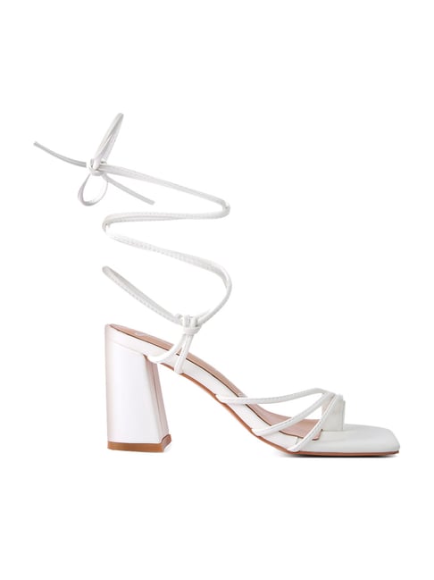 London Rag Women's White Gladiator Sandals-picture-23