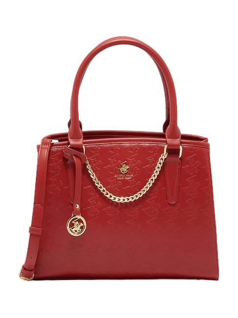 Bag Sac A Main Polo Club Buy Beverly Hills Polo Club Red Satchel