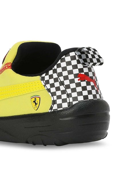 puma ferrari shoes yellow kids