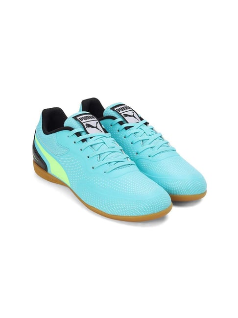 Puma Kids TRUCO III Jr Aqua Blue Green Football Shoes