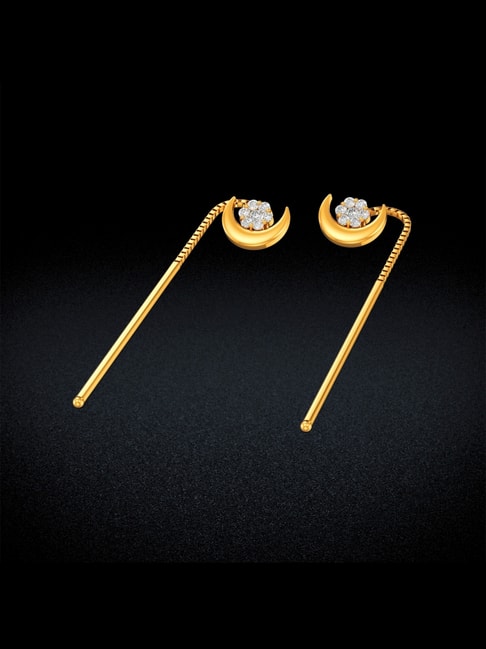Sui Dhaga Earrings Gold | Sui Dhaga Design | Sui Dhaga Earrings - YouTube