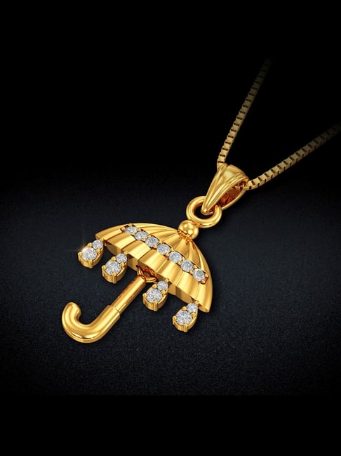 Joyalukkas Gold 22K Drizzleshield Locket Pendant for Women