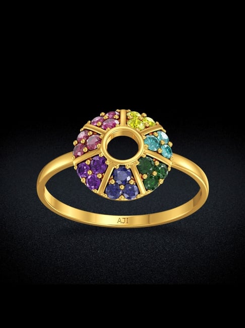 Joyalukkas Gold 22K Iris Casual Rings for Women-picture-40