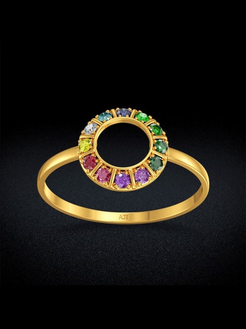 Joyalukkas Gold 22K Color Spectrum Casual Rings for Women-picture-28