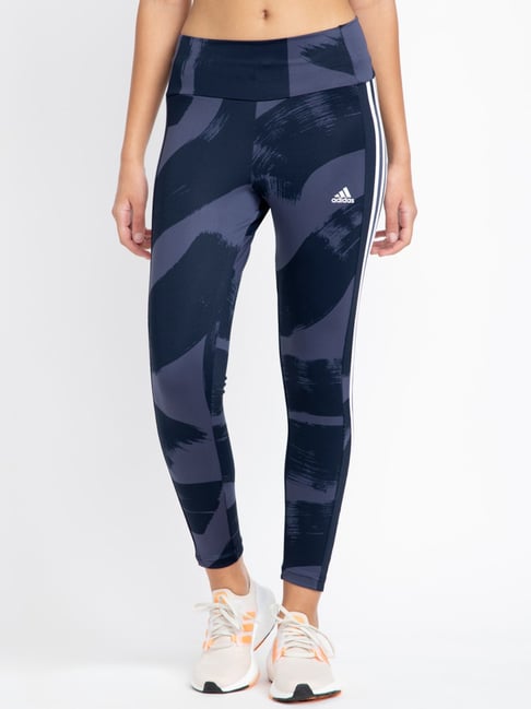 adidas Navy Printed Tights-picture-31