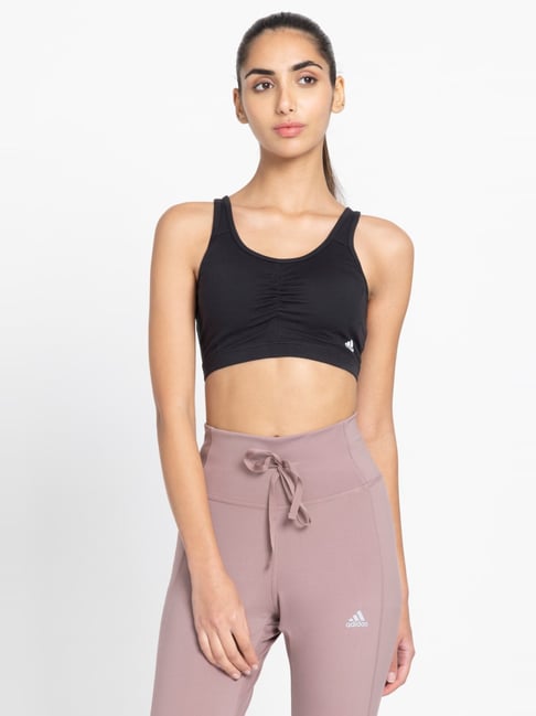 adidas Black Padded Sports Bra