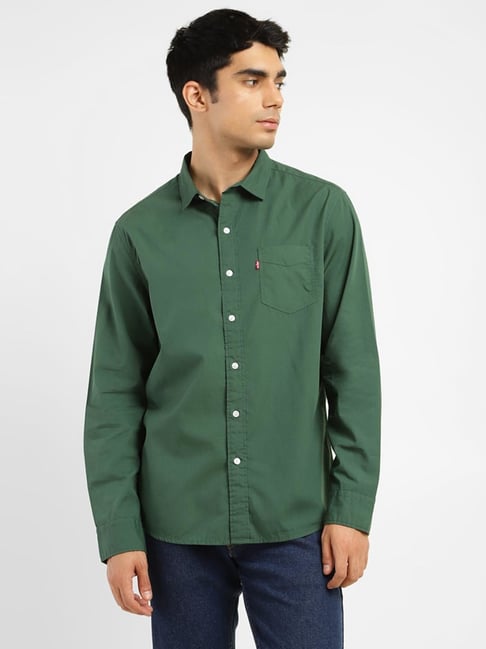 levis green shirt