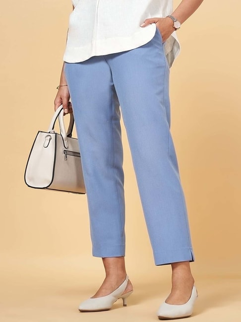 Buy Pink Trousers & Pants for Women by Honey by Pantaloons Online | Ajio.com