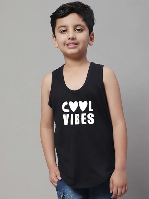 Buy online Boys Printed Cotton Innerwear Vest from innerwear