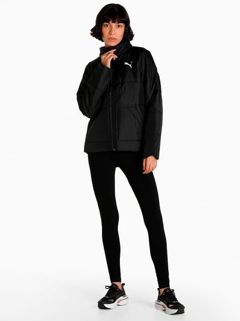 Puma Black Regular Fit Padded Jacket