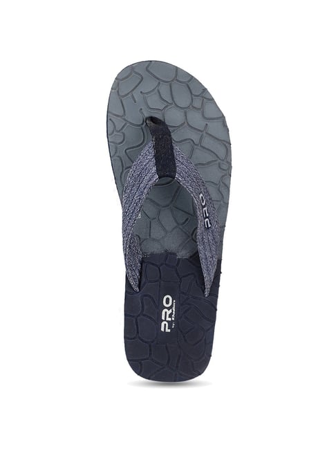 Pro by Khadims Men's Blue Flip Flops