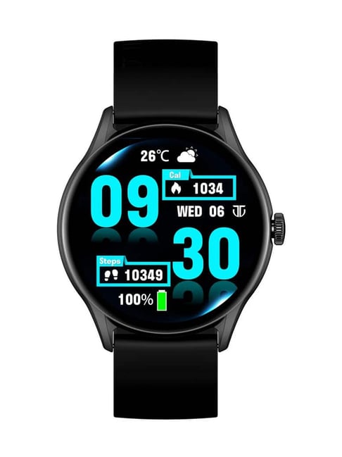 beatXP Vector BT Calling Smartwatch with 1.30 inch HD Display & Rotary  Crown (Black)