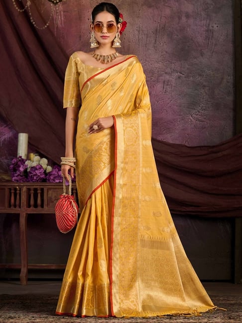 Grey Gold Hand Woven Kanjivaram Silk Saree – zarikaariindia.com